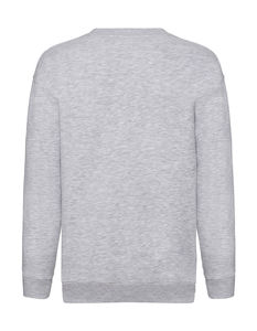 Sweatshirt publicitaire enfants manches longues | Kids Premium Set-In Sweat Heather Grey