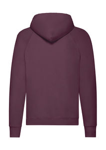 Sweatshirt publicitaire homme manches longues avec capuche | Lightweight Hooded Sweat Burgundy