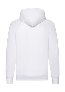 Sweatshirt publicitaire homme manches longues avec capuche | Lightweight Hooded Sweat White