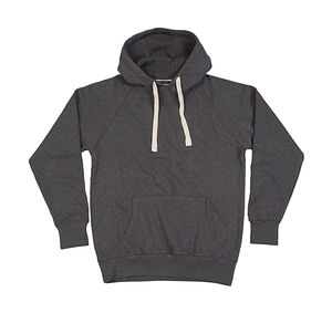 Sweatshirt publicitaire homme manches longues avec capuche | Herbert Charcoal Grey Melange