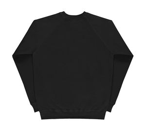 Sweatshirt personnalisé homme manches longues raglan | Blackrod Black