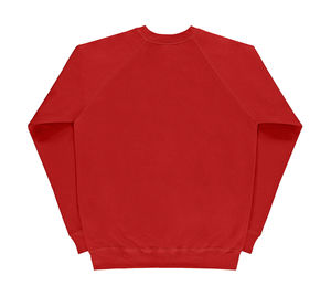 Sweatshirt personnalisé homme manches longues raglan | Blackrod Red