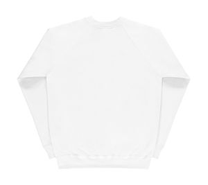 Sweatshirt personnalisé homme manches longues raglan | Blackrod White