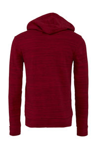Sweatshirt publicitaire unisexe manches longues avec capuche | Eta Red Marble Fleece