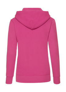 Sweatshirt publicitaire femme manches longues avec capuche | Ladies Classic Hooded Sweat Fuchsia