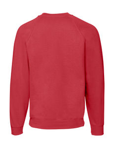 Sweatshirt publicitaire manches longues raglan | Classic Raglan Sweat Red