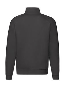Sweatshirt publicitaire manches longues raglan | Zip-Neck Sweatshirt Black