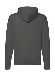 Sweat-shirt homme zippé à capuche personnalisé | Classic Hooded Sweat Jacket Light Graphite