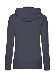 Sweatshirt publicitaire femme manches longues avec capuche | Ladies Lightweight Hooded Sweat Jacket Deep Navy