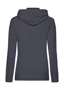 Sweatshirt publicitaire femme manches longues avec capuche | Ladies Lightweight Hooded Sweat Jacket Deep Navy