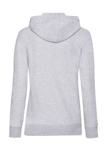 Sweatshirt publicitaire femme manches longues avec capuche | Ladies Lightweight Hooded Sweat Jacket Heather Grey