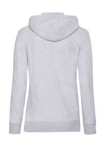 Sweatshirt publicitaire femme manches longues avec capuche | Ladies Lightweight Hooded Sweat Jacket Heather Grey