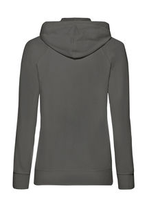 Sweatshirt publicitaire femme manches longues avec capuche | Ladies Lightweight Hooded Sweat Jacket Light Graphite