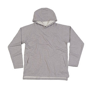 Sweatshirt personnalisé unisexe manches longues avec capuche | Evans Heather Grey Melange