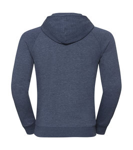 Sweatshirt publicitaire homme manches longues avec capuche | Mackinac Bright Navy Marl