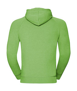 Sweatshirt publicitaire homme manches longues avec capuche | Mackinac Green Marl