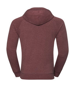 Sweatshirt publicitaire homme manches longues avec capuche | Mackinac Maroon Marl