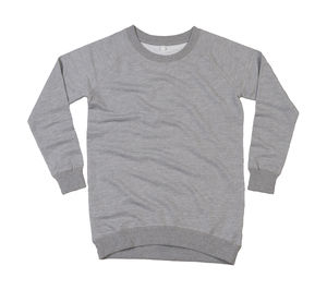 Sweatshirt personnalisé femme manches longues raglan | Harvard Heather Grey Melange