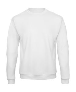 Sweatshirt col rond publicitaire | ID.202 50 50 Sweat Unisex White