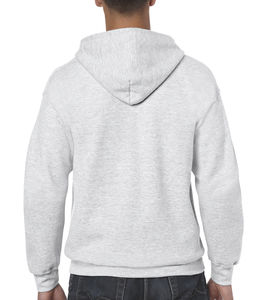 Sweat-shirt homme zippé à capuche heavy blend™ publicitaire | Yorkton Ash Grey