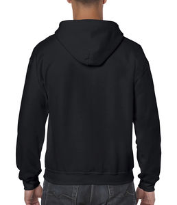 Sweat-shirt homme zippé à capuche heavy blend™ publicitaire | Yorkton Black