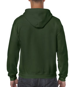 Sweat-shirt homme zippé à capuche heavy blend™ publicitaire | Yorkton Forest Green