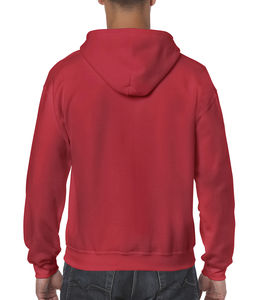 Sweat-shirt homme zippé à capuche heavy blend™ publicitaire | Yorkton Red