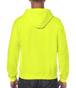 Sweat-shirt homme zippé à capuche heavy blend™ publicitaire | Yorkton Safety Green