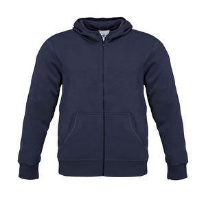 Sweat-shirt homme zippé capuche publicitaire | Monster men Hooded Zip  Navy