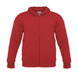 Sweat-shirt homme zippé capuche publicitaire | Monster men Hooded Zip  Red