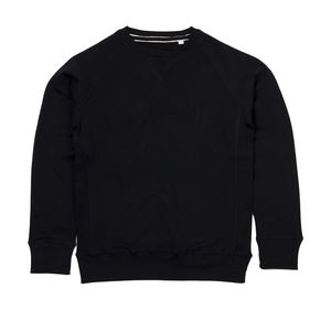 Sweatshirt publicitaire manches longues raglan | Hensley Black