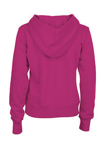 Sweatshirt publicitaire femme manches longues avec capuche | Active Sweatjacket Women Sweet Pink