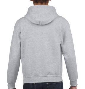 Sweat-shirt enfant capuche heavy blend™ publicitaire | Waterloo Sport Grey