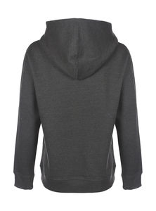 Sweatshirt personnalisé enfants manches longues avec capuche | Junior Hoodie Charcoal