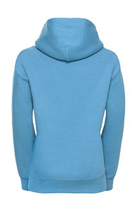 Sweatshirt publicitaire enfants manches longues avec capuche | Suramadu Turquoise