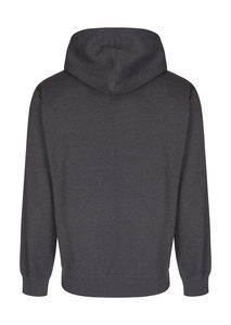 Sweatshirt personnalisé unisexe manches longues | Zip Hoodie Charcoal