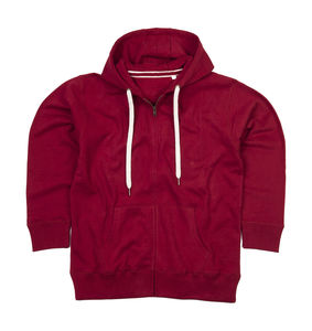 Sweatshirt publicitaire femme manches longues avec capuche | Higgins Burgundy