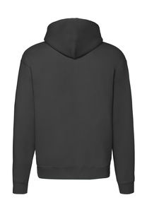 Sweatshirt publicitaire homme manches longues avec capuche | Premium Hooded Zip Sweat Black