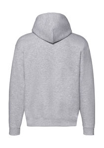 Sweatshirt publicitaire homme manches longues avec capuche | Premium Hooded Zip Sweat Heather Grey