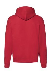 Sweatshirt publicitaire homme manches longues avec capuche | Premium Hooded Zip Sweat Red