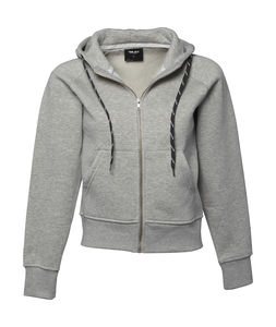 Sweatshirt publicitaire femme manches longues avec capuche | Karisse Heather Grey