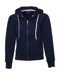 Sweatshirt publicitaire femme manches longues avec capuche | Karisse Navy