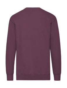 Sweatshirt publicitaire homme manches longues | Lightweight Set-In Sweat Burgundy