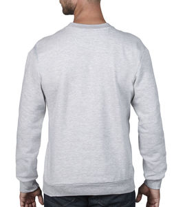 Sweatshirt personnalisé homme manches longues | Adult Fashion Crewneck Sweat Heather Grey