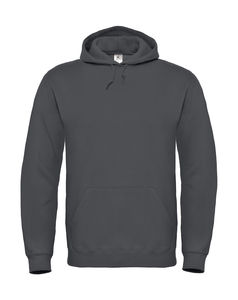 Sweat-shirt à capuche personnalisé | ID.003 Cotton Rich Hooded Sweat Anthracite