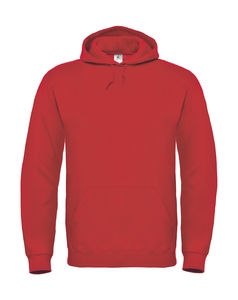 Sweat-shirt à capuche personnalisé | ID.003 Cotton Rich Hooded Sweat Red