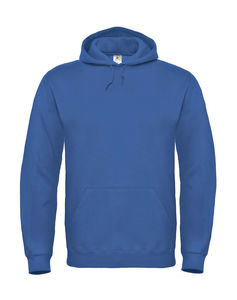 Sweat-shirt à capuche personnalisé | ID.003 Cotton Rich Hooded Sweat Royal