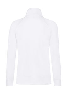 Veste femme molleton zippée classic publicitaire | Ladies Premium Sweat Jacket White