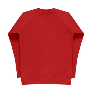 Sweatshirt publicitaire femme manches longues raglan | Horwich Red