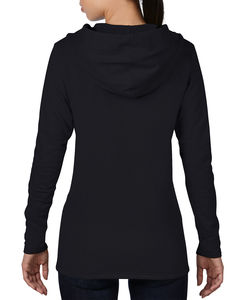 Sweatshirt publicitaire femme manches longues avec capuche | Women`s French Terry Hooded Sweat Black
